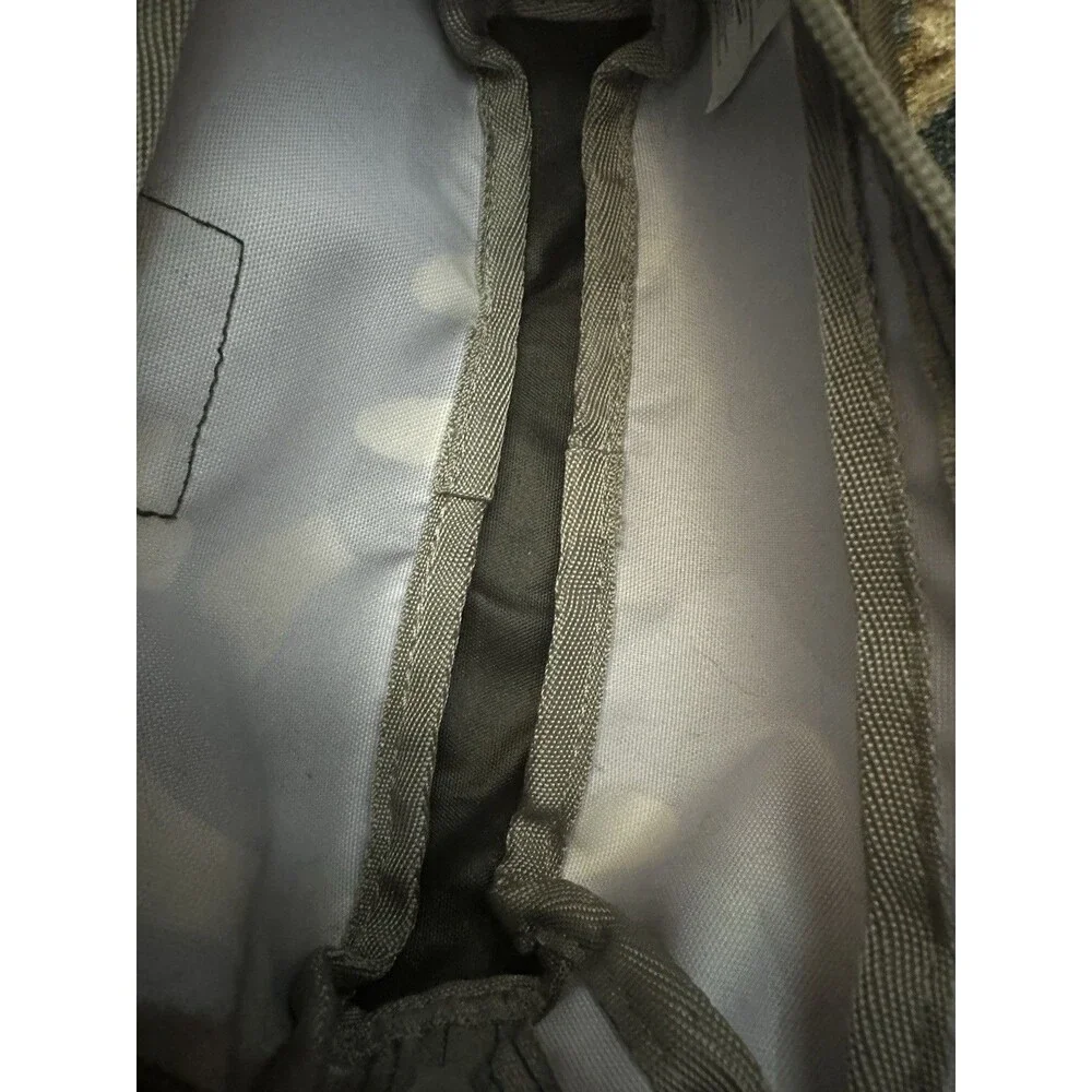 L.L.Bean Blue Camo Zipper Polyester Pencil Case, Cable Organizer, Pouch